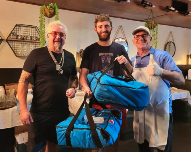 Guy Fieri Just Came Back to This North County Italian Restaurant for the Fourth Time